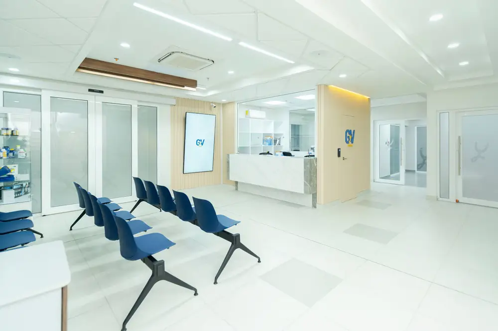 Sala de espera de GyV Medical en Torre Mediplaza